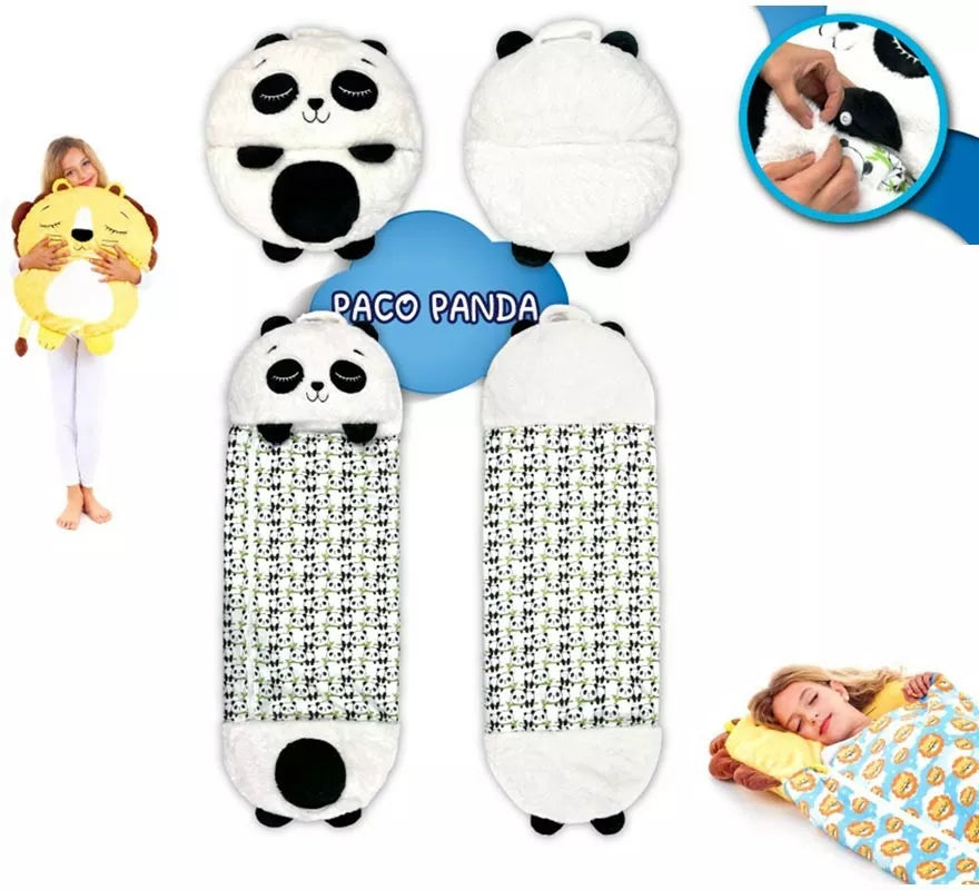 Translation missing: pt-PT.Saco de Dormir Panda Paco con cojín de 135 cm