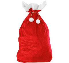 Saco de veludo do Papai Noel 60x100 cm