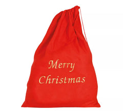 Saco de Papai Noel vermelho 60X95 cm