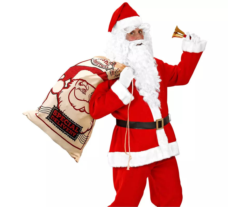 Translation missing: pt-PT.Saco Santa Claus de Yute de 50X80 cm