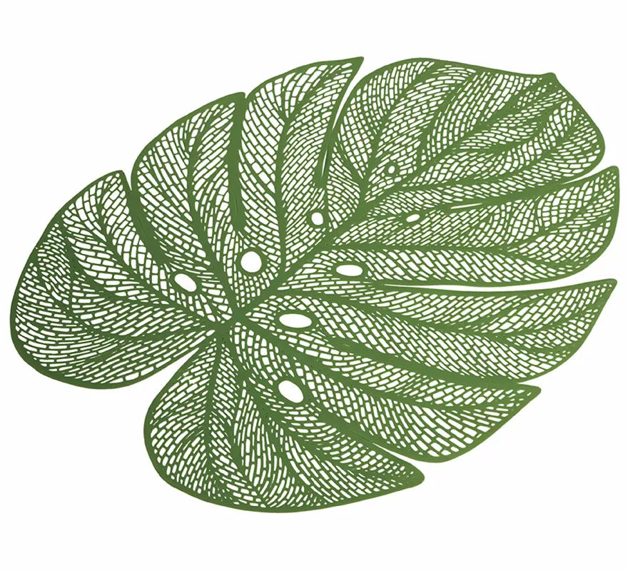 Translation missing: pt-PT.Salvamantel Hoja verde de PVC de 45 cm