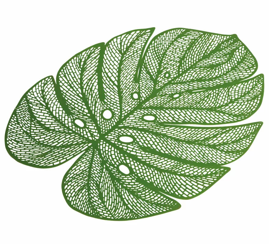 Translation missing: pt-PT.Salvamantel Hoja verde de PVC de 45 cm
