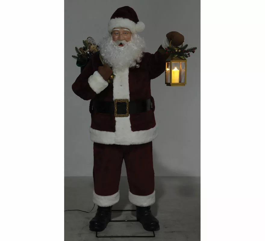Translation missing: pt-PT.Santa Claus con luz, sonido y movimiento de 1,8 m