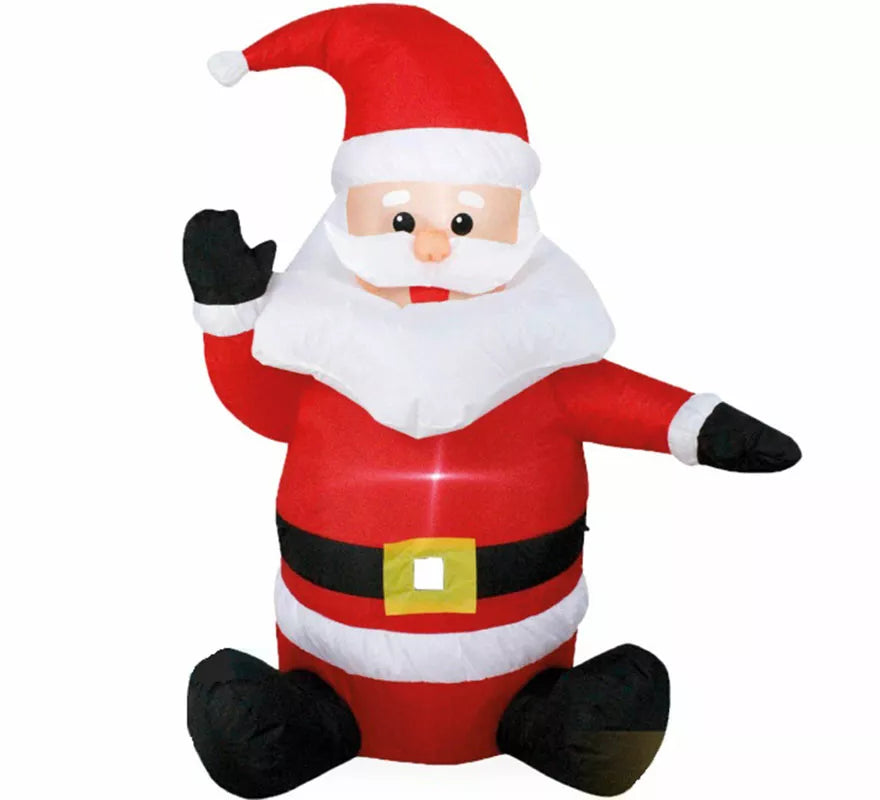 Translation missing: pt-PT.Santa Claus Hinchable con LED de 124 cm