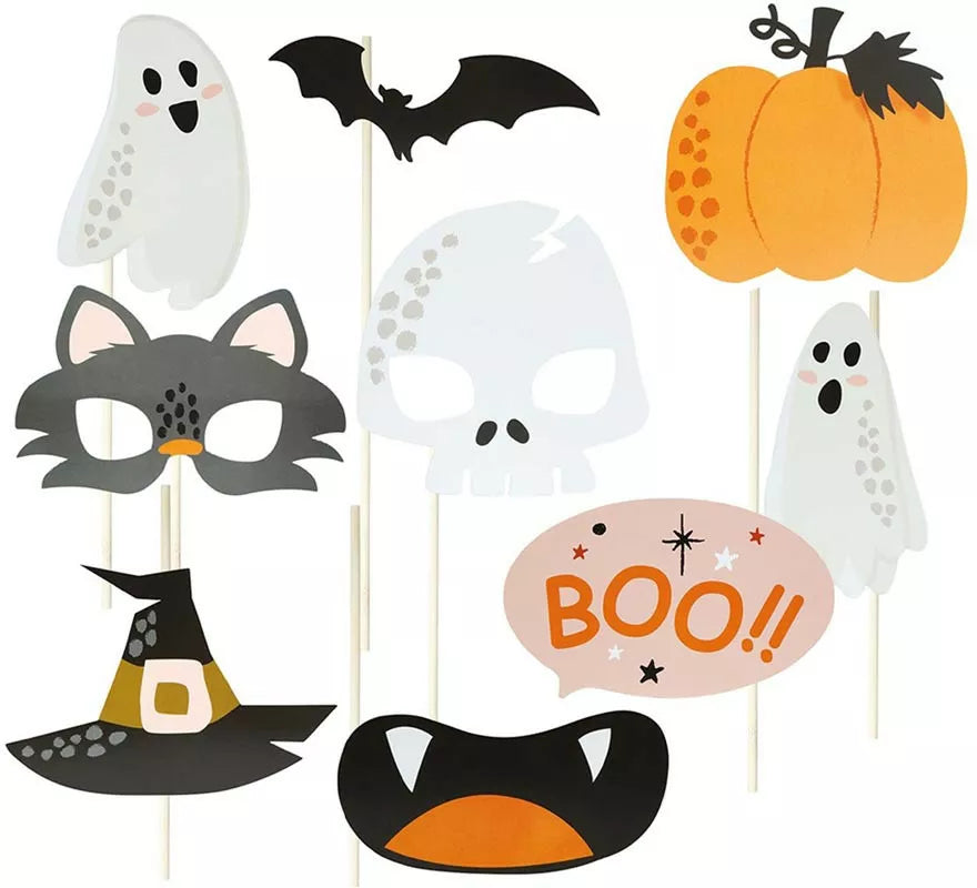 Translation missing: pt-PT.Set 10 Pcs Photocall Halloween