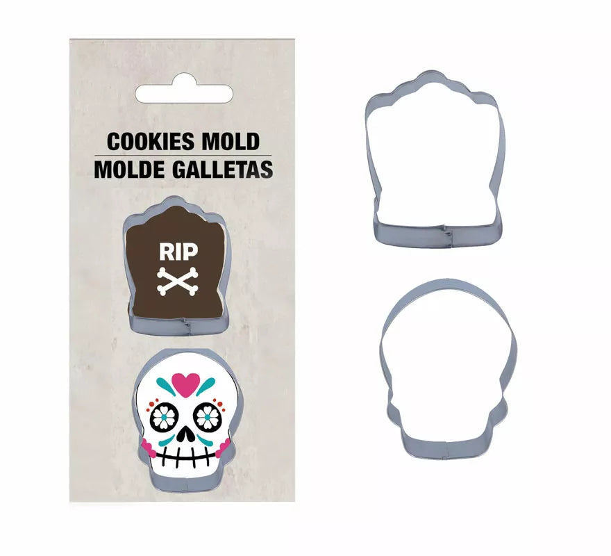 Translation missing: pt-PT.Set 2 Moldes Metálicos para Galletas