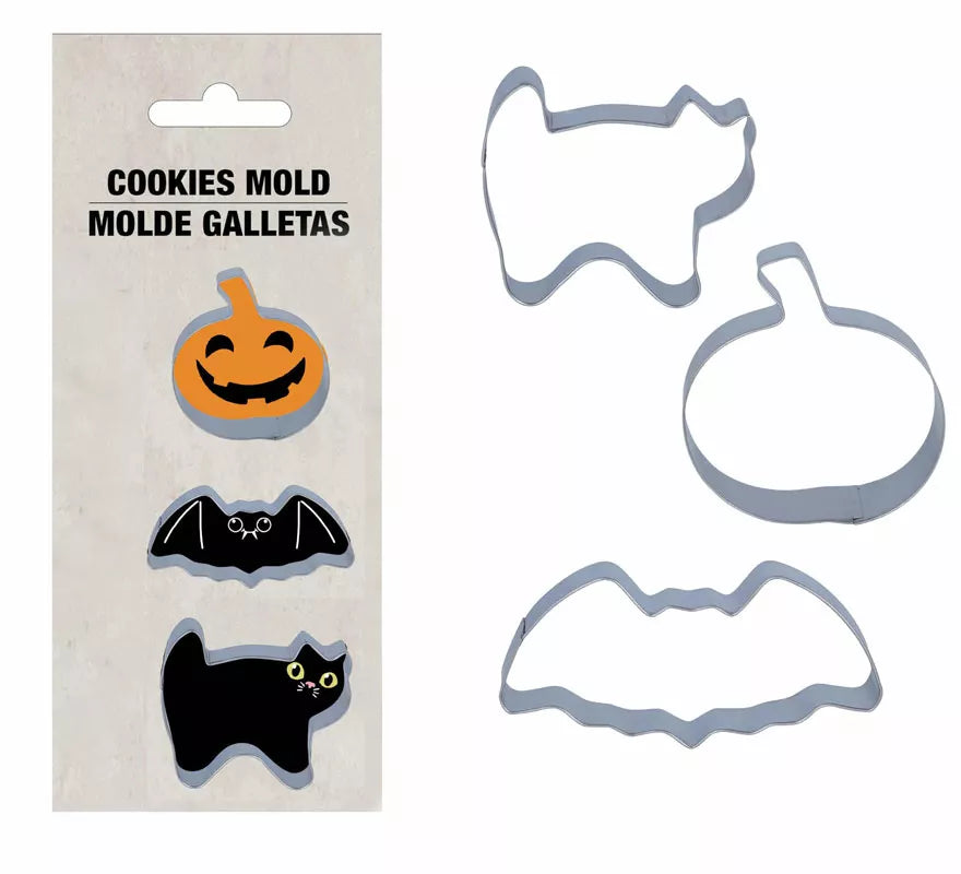 Translation missing: pt-PT.Set 3 Moldes Metálicos para Galletas