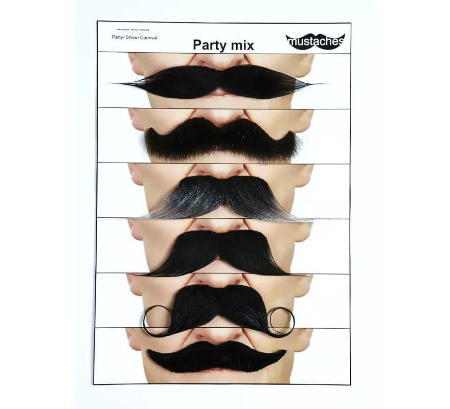 Translation missing: pt-PT.Set de 6 Bigotes modelos surtidos