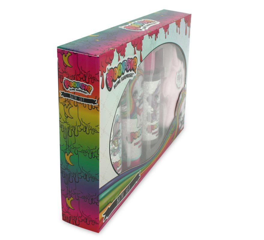Set de Baño Shine Unicornio con Bomba de Baño de 23x15x5 cm