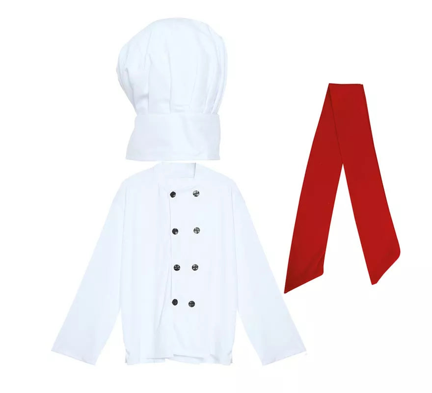 Translation missing: pt-PT.Set de Cocinero: Gorro, pañuelo y chaqueta