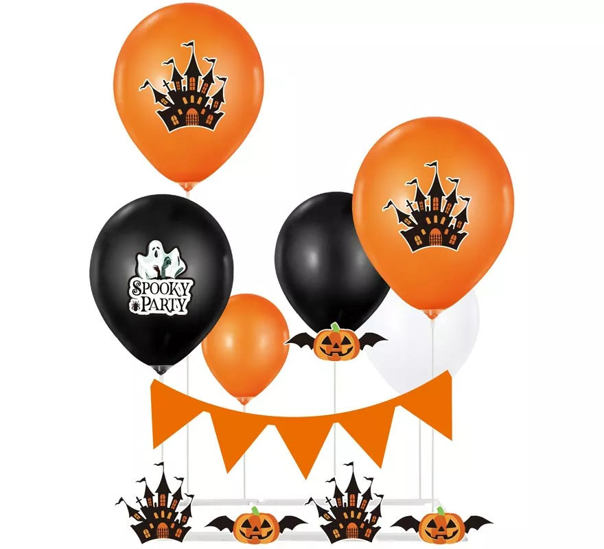 Translation missing: pt-PT.Set de Halloween: Columna Globos 16 Piezas