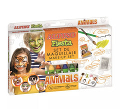 Conjunto de Maquiagem Animal Party em cores sortidas com 6 unidades de 5 gramas