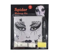 Conjunto de maquiagem para tatuagens brilhantes de bruxa aranha
