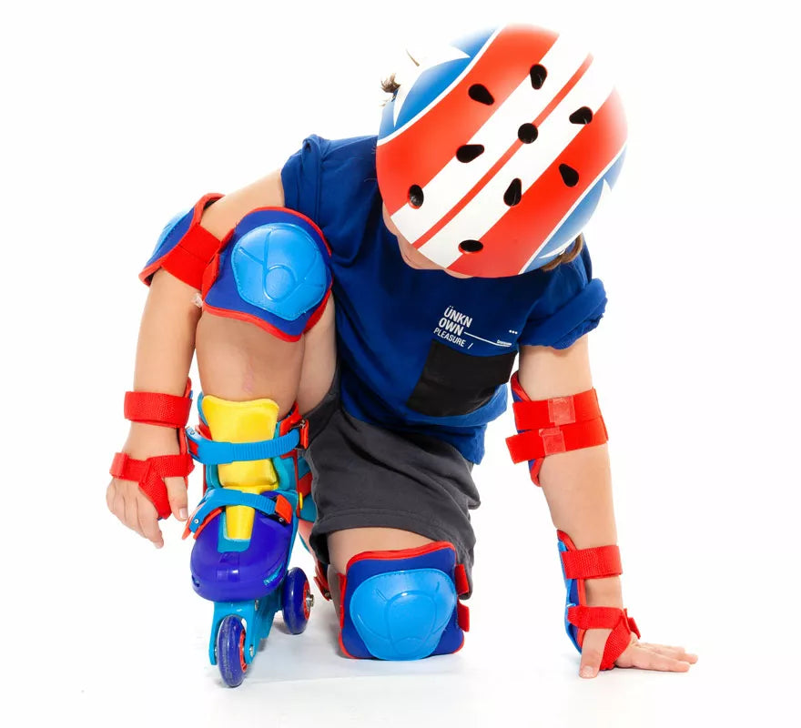 Set de Protecciones azul de 6 Piezas