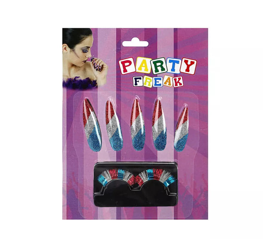 Translation missing: pt-PT.Set de Uñas y Pestañas postizas de tres colores