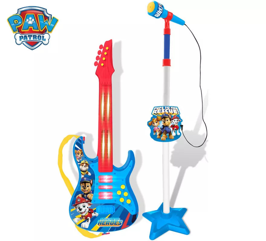 Translation missing: pt-PT.Set Guitarra y Micrófono La Patrulla Canina con Funciones