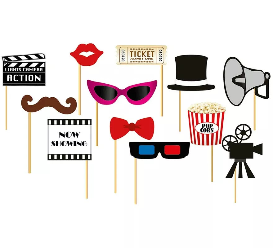 Translation missing: pt-PT.Set para Photocall cine 12 Pcs