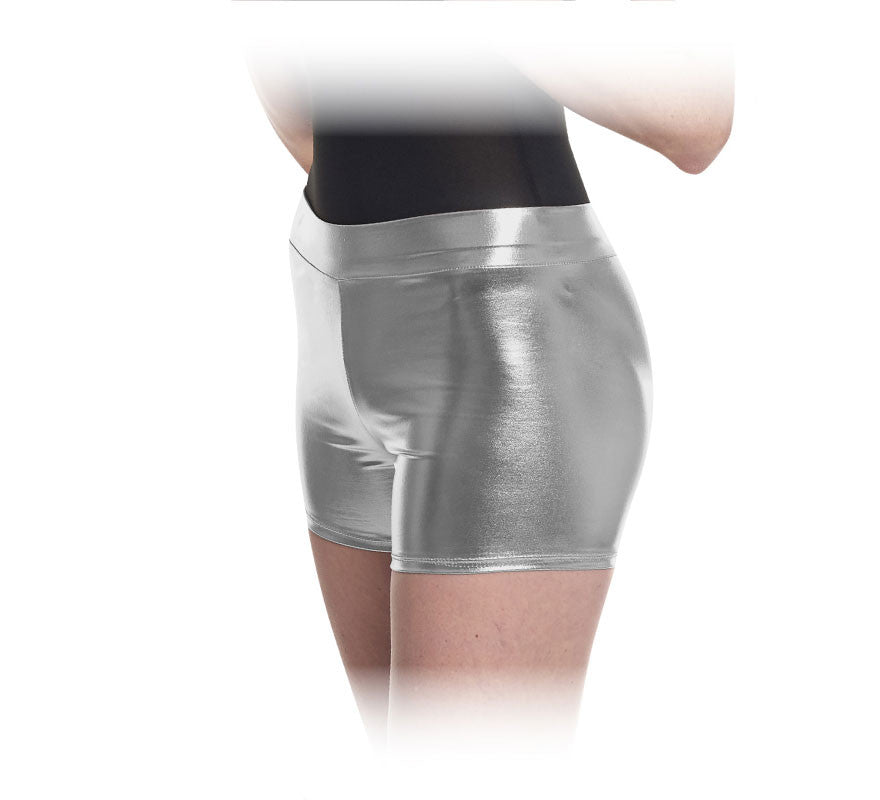 Translation missing: pt-PT.Short plateado brillante para mujer