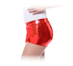 Shorts vermelho escuro para meninas