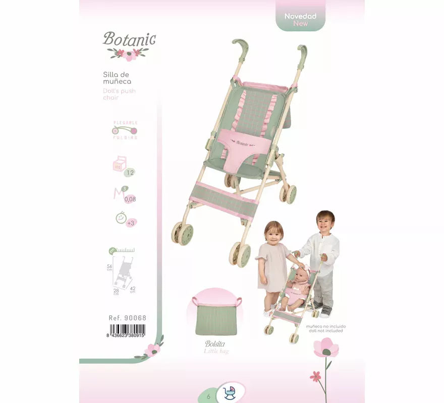 Silla de Muñecas de hasta 48 cm Plegable