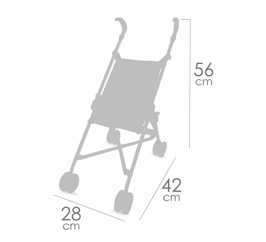 Translation missing: pt-PT.Silla de Muñecas de hasta 48 cm rosa Plegable
