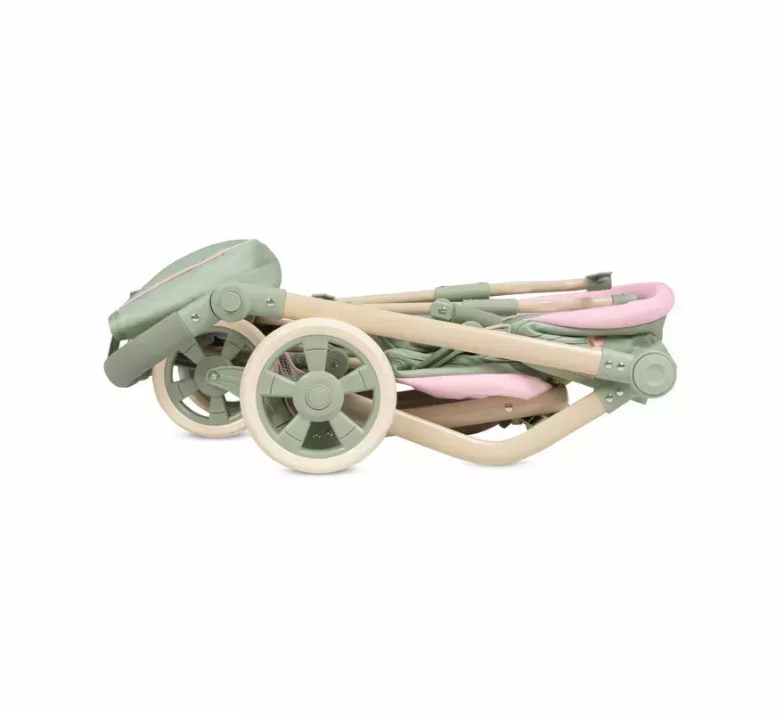 Silla de Muñecas de hasta 52 cm Multiposición Gemelar Plegable