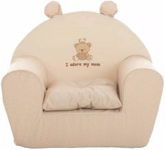 Poltrona infantil Ositos 'I ADORE MY MOM' 44x34x53 cm