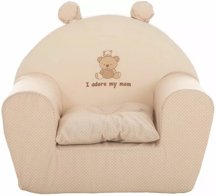 Translation missing: pt-PT.Sillón Ositos 'I ADORE MY MOM' infantil de 44x34x53 cm