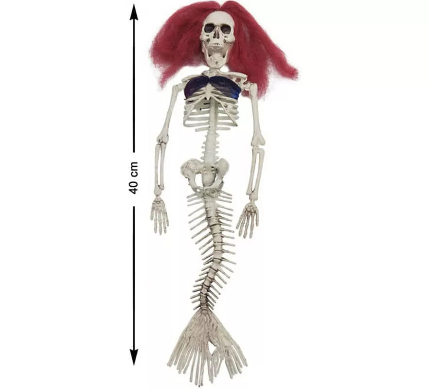 Translation missing: pt-PT.Sirena Colgante con Pelo Rojo de 40 cm
