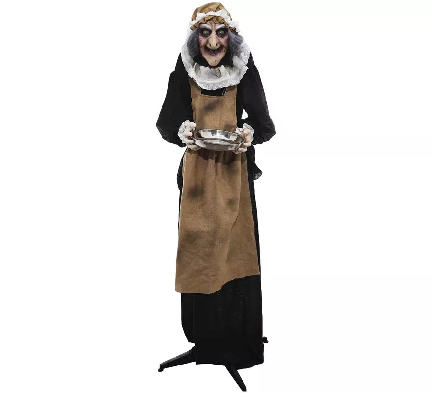 Sirvienta Esqueleto Animado 158 cm