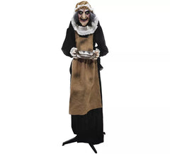 Empregada Esqueleto Animada 158 cm