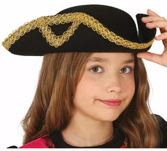 Chapéu de feltro infantil Almirante ou Pirata