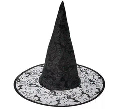 Chapéu de Bruxa com Morcegos