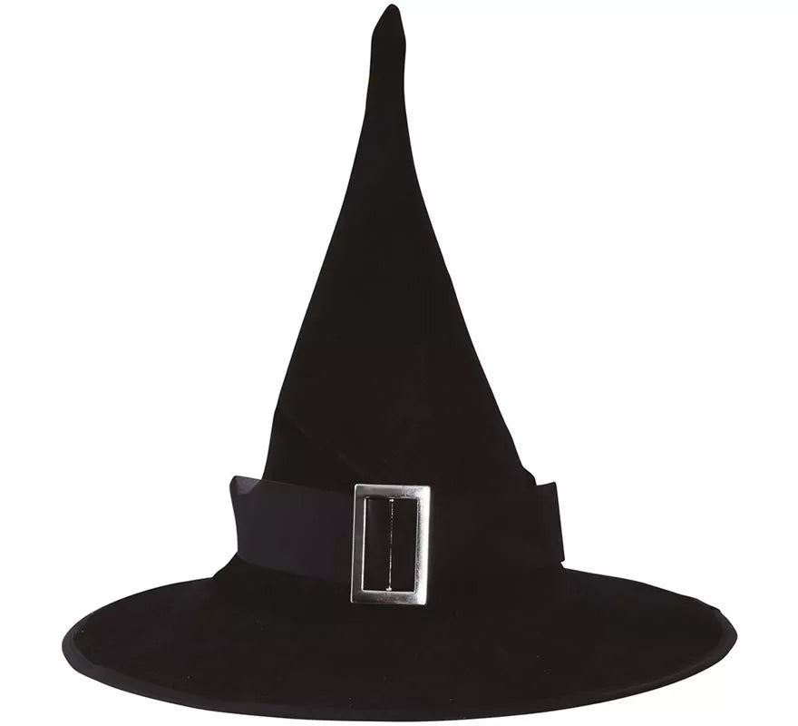 Translation missing: pt-PT.Sombrero de Bruja de Terciopelo negro