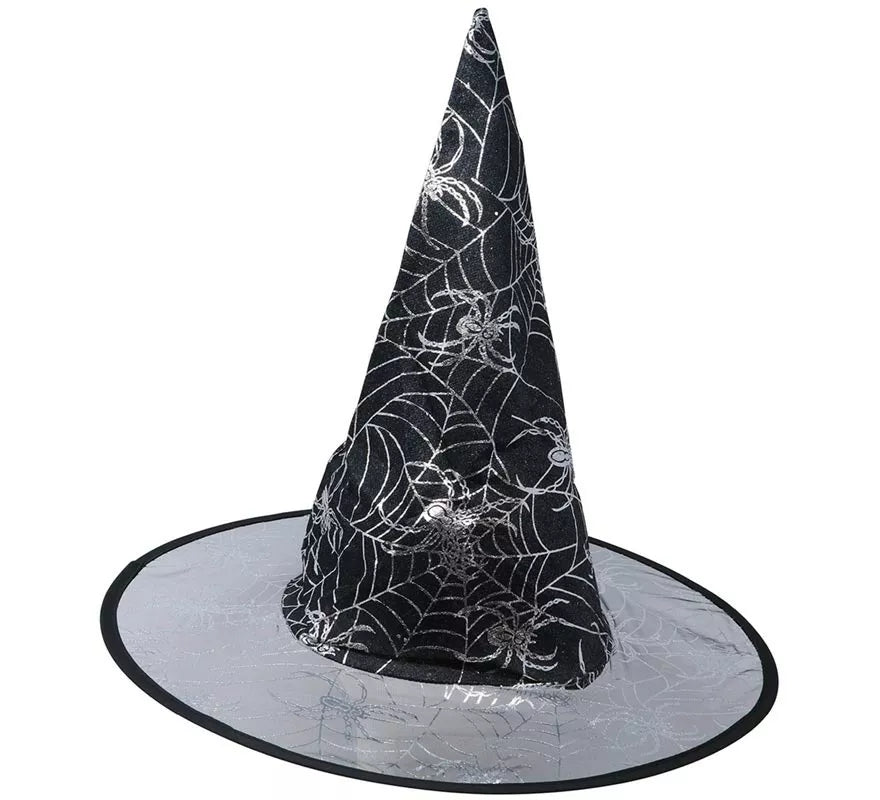 Translation missing: pt-PT.Sombrero de Bruja negro con dibujos estampados