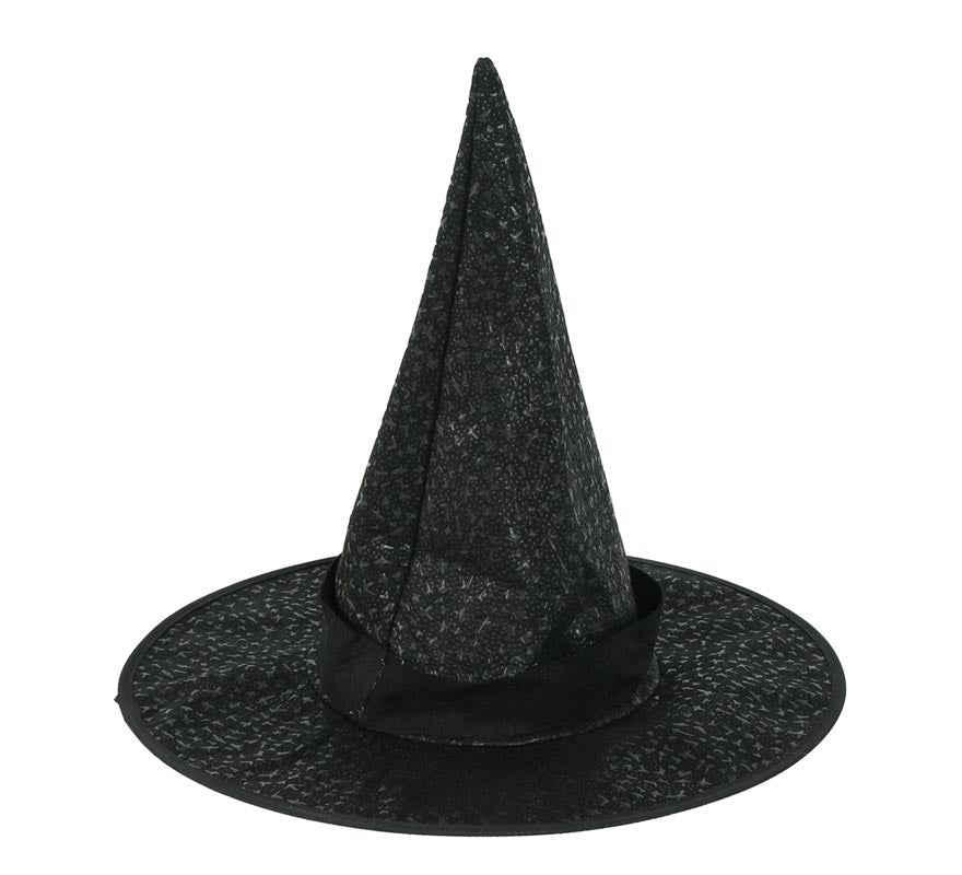 Translation missing: pt-PT.Sombrero de Bruja Negro con Hebilla