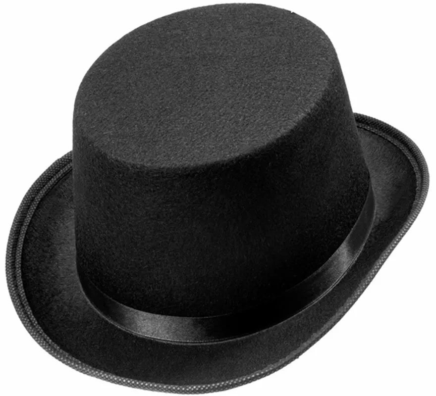 Translation missing: pt-PT.Sombrero de Copa o Chistera negro de Fieltro para niños
