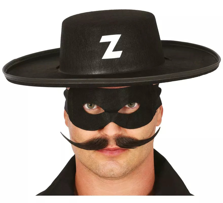 Translation missing: pt-PT.Sombrero de El Zorro de fieltro negro