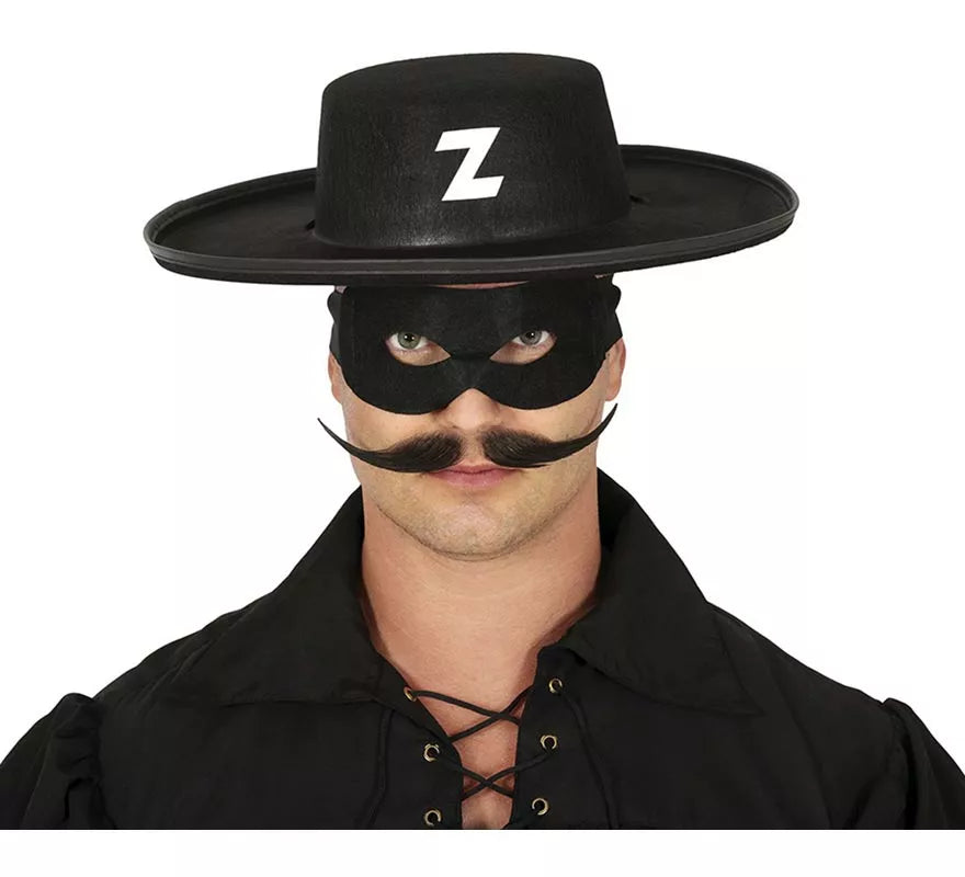 Translation missing: pt-PT.Sombrero de El Zorro de fieltro negro