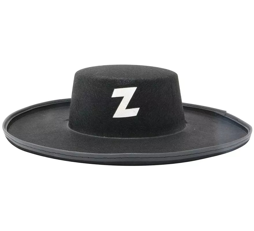 Translation missing: pt-PT.Sombrero de El Zorro de fieltro negro