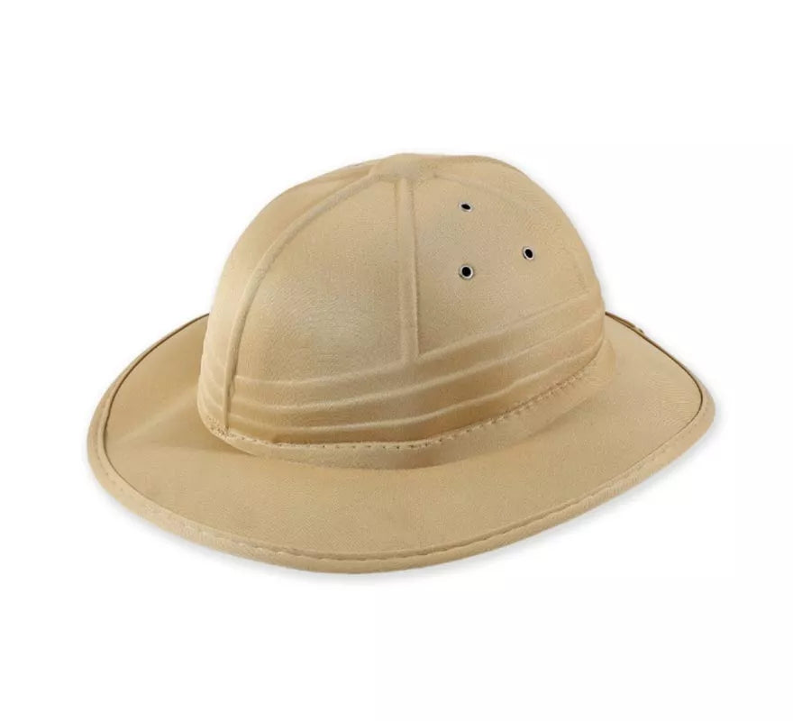 Translation missing: pt-PT.Sombrero de Explorador Salacot beige adulto