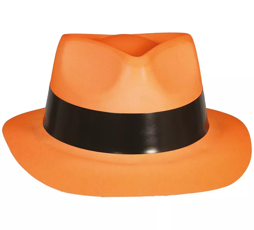 Sombrero de Gangster de plástico colores surtidos