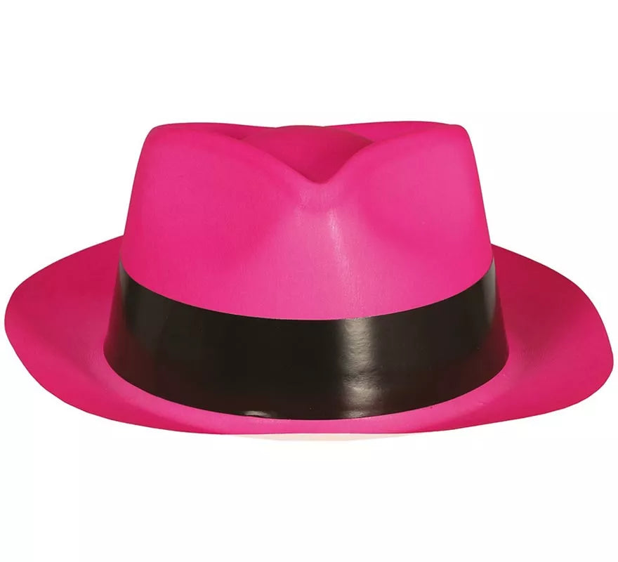 Sombrero de Gangster de plástico colores surtidos