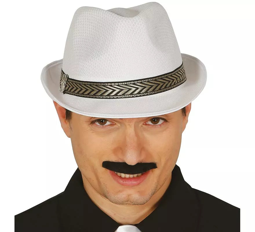 Sombrero de Gánster blanco