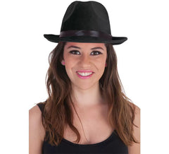Chapéu Gangster preto para adultos
