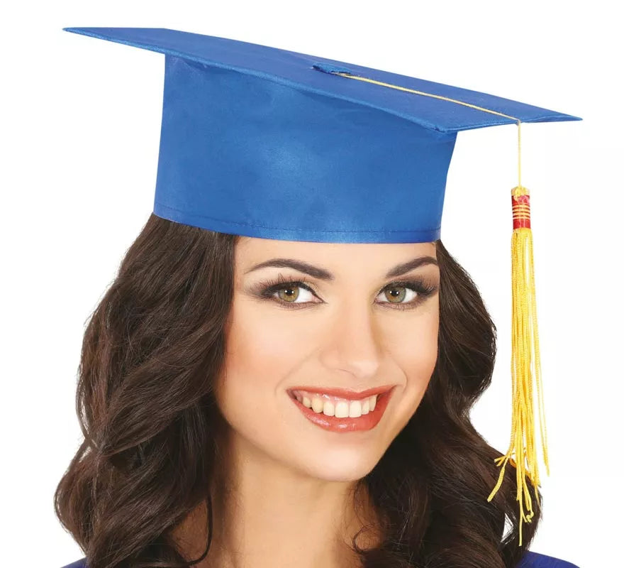 Translation missing: pt-PT.Sombrero de Graduado azul adulto