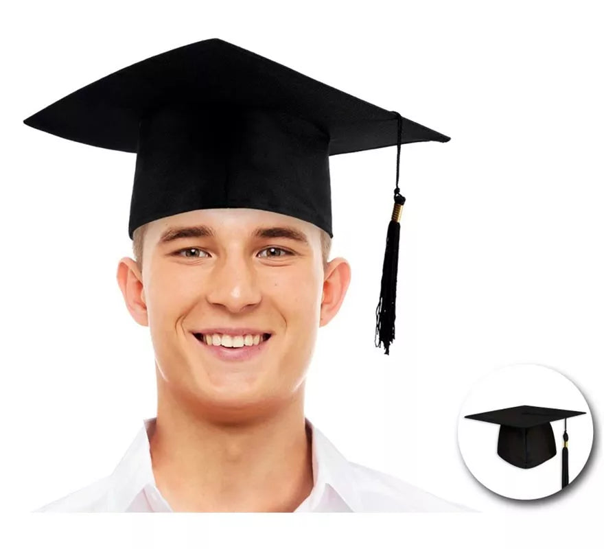 Translation missing: pt-PT.Sombrero de Graduado o birrete con tela adulto