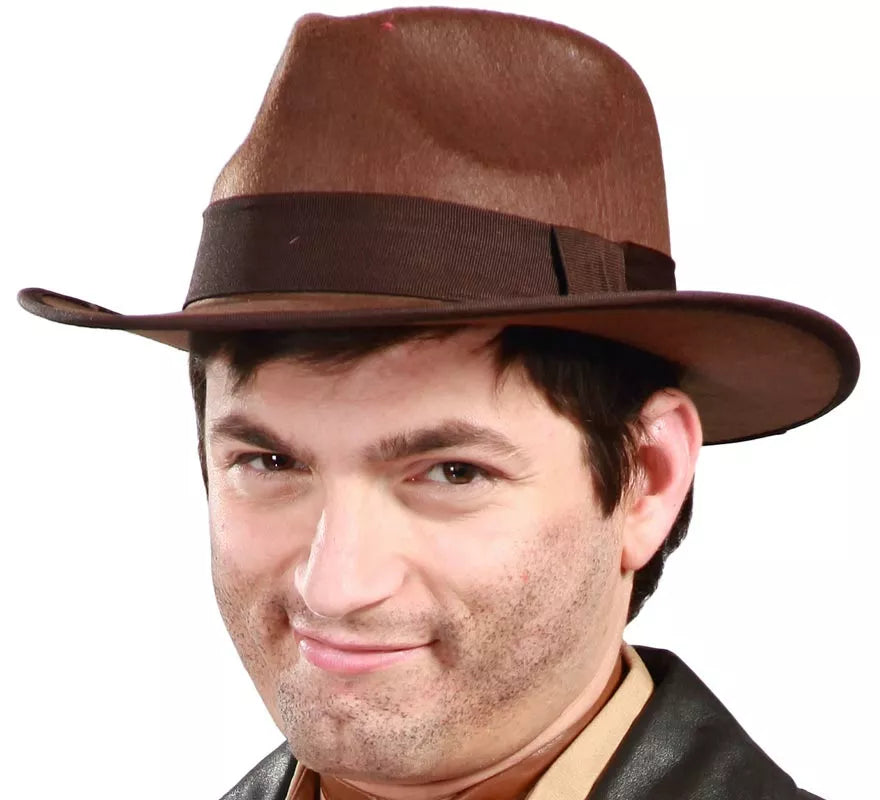 Translation missing: pt-PT.Sombrero de Indiana Jones y Freddy para adultos