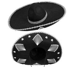 Chapéu Mariachi Mexicano Preto Adulto