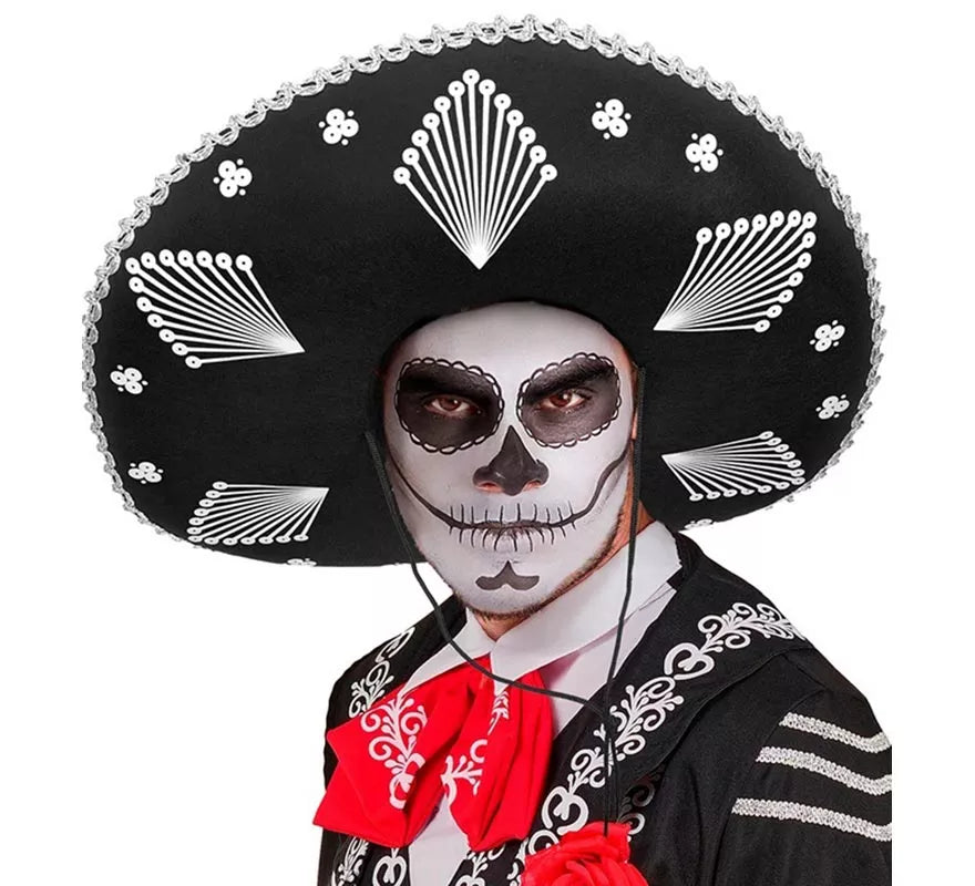 Translation missing: pt-PT.Sombrero de Mariachi Mexicano negro adulto